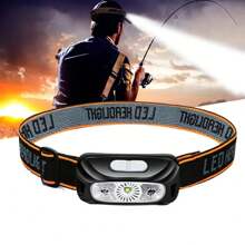 1pc Rechargeable LED Headlamp, Powerful Long-Lasting Waterproof Miner Lamp For Night Fishing - Multicolor - View 4