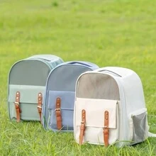 Sac à dos transporteur respirant pour chat et petit chien avec grande capacité - pour les propriétaires d'animaux de compagnie - convient pour la randonnée, la marche et les voyages - cadeau parfait pour les amateurs d'animaux