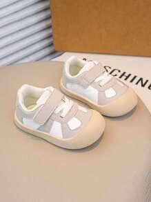 宝宝学步鞋春季新款儿童鞋男童运动鞋婴幼儿女童软底防滑运动鞋 - 卡其色 - 查看 4