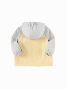 Boys' And Girls' Color-Block Outdoor Jacket, Stylish Spring Coat