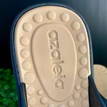 Sandália Chinelo Feminino Azaleia Conforto Ortopedico Confort Massageador Mulher Casual Esporao - Preto - Visão 7