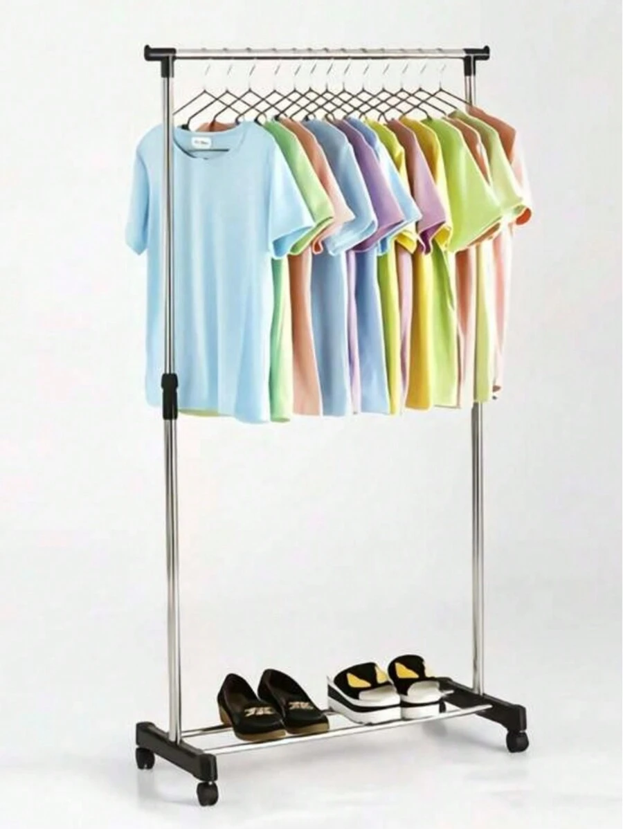 Adjustable Clothes Hanger With Shoe Rack 130x60x35 - 隨機座標 - 查看 1