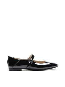 Women Elegant Square Toe Mary Jane Flats Ankle Strap Flats Comfortable Versatile Classic Essential Dress Shoes Festival Present - 蒙特內哥羅 - 查看 9