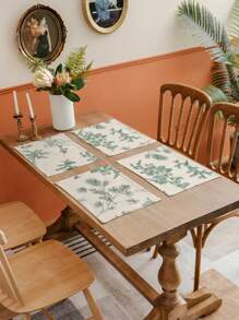 印花布餐垫 双层隔热餐桌垫 杯垫 碟垫 碗垫 锅垫 家用餐垫