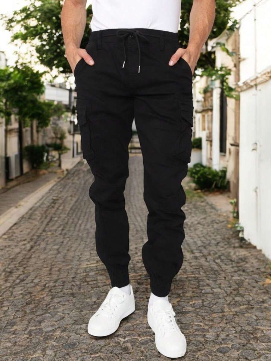 EverlyX Cargo Pants With Cuffs And Elastic Waist - Men's Fashion - Shipping From Spain In 24/48 Hours
