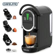 Cafelffe 4-In-1 Coffee Machine, Suitable For Capsules, Ground Coffee And ESE Coffee Pods, Hot And Cold, 19 Bar Espresso Machine - UK Plug(220-240V) - View 3
