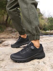 baasploa 1 pereche de cizme de drumeție pentru bărbați, pantofi de drumeție cu cataramă pivotantă, ușoare, antiderapante, pantofi de exterior pentru bărbați, toamna și iarna, pantofi sport de marcă pentru bărbați