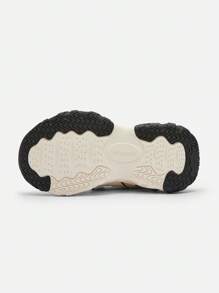 Balabala 女孩厚實的運動鞋，時尚休閒的春季鞋 - 黑白色調 - 查看 3