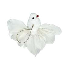 1 件逼真的塑料展翅和平装饰、复活节花园/庭院装饰、摄影道具 - 彩色 - 查看 2