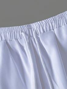 大码男士白色 Dashiki 套装，休闲简约设计，独特领口，3D 剪裁，长袖，松紧腰裤，非洲服装，男士大码休闲衬衫和裤子两件套，新品上市，街头风格，派对，约会，婚礼，文化活动，传统仪式 - 白色 - 查看 8