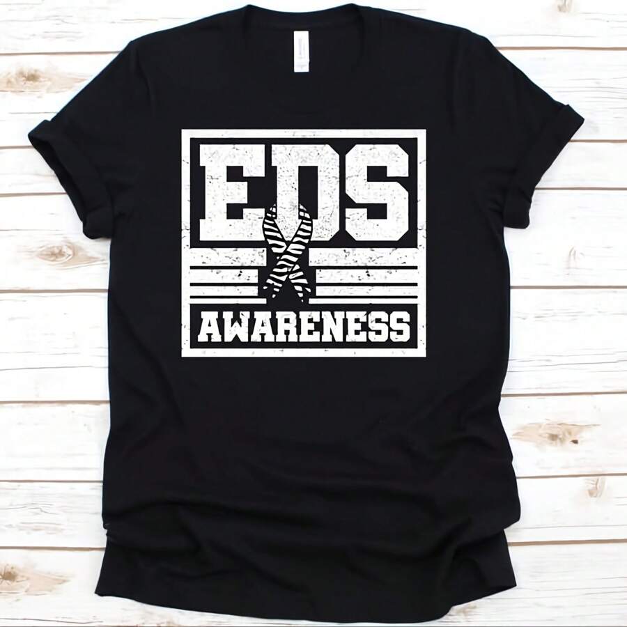 EDS Awareness Shirt, Awareness Shirt For Ehlers-Danlos Syndrome Warrior Fighter Survivor, Fight Like A Zebra Tee For EDS Port