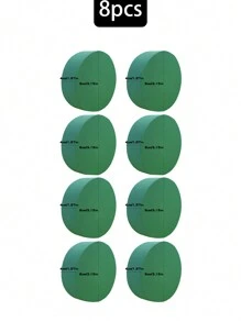 20件/10件/8件/1件/2件/4件/6件 5.51"X3.14"X1.77" 綠色聚苯乙烯泡沫磚，適用於鮮花與乾花、花藝裝飾、植物裝飾與手工藝，春季花藝與手工藝，綠色花藝泡沫，吸水性佳，生日花園婚禮桌飾中心裝飾 - 彩色 - 查看 15
