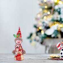 Christmas Tree Ornaments Hanging Cute Doll With Bell Decorations For Door Wall Window Indoor Outdoor Party Supplies
