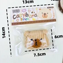 Soft Clay Texture Capybara Slow Rebound Squeeze Toy, Decompression Shaping Squish Small Toy Gift