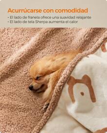 Feandrea Waterproof Dog Blanket MPPB040K01 - White - View 4