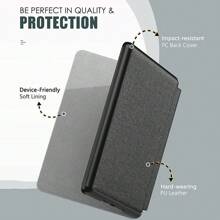 Funda inteligente para el nuevo Kindle (lanzamiento de 2022) 11a generación con luz incorporada, funda protectora y estuche para el libro electrónico - Multicolor - Ver 7