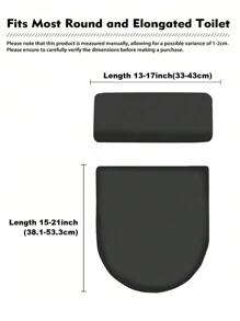 1 Set Solid Color Jacquard Knitted Toilet Seat Lid Cover And Toilet Tank Cover, Stretch Fit Toilet Seat Covers, Bathroom Decor, Fits Most Toilet Tank And Seat Sizes Summer - Khaki - View 2
