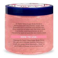Dr Teal's Shea Sugar Body Scrub, Rose With Essential Oil, 19 Oz - 玫瑰 - 查看 5