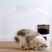 Clear Wall Protector Self Adhesive Kitchen Backsplash Protector Clear Protective Film For Furniture Surface Cabinets Coutertops Shelf And Drawer Liner 17.7In*393.7In - Transparent - View 3