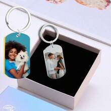 1 Custom Picture Necklace, Custom Text Pictures, Hip-Hop Style Personalized Pendant Necklace Jewelry, Custom Image Jewelry Gift Sequins Gold, Silver, Rose Gold Fashion, Retro, Unisex, Old Money, Punk, Wild Customization, Personalization, Boyfriend Gift - Multicolor - View 23