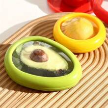 1/4 Confezioni di contenitori per alimenti in silicone - Ermetici, riutilizzabili con coperchio in ABS a chiusura flip-top - Contenitori impilabili rotondi per alimenti a contatto con verdure e frutta - Lavabili a mano, organizer multifunzione per frigorifero - Multicolore - Visualizzare 7