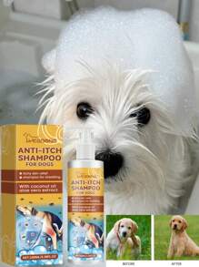 YEGBONG 1pc/100ml Dog Shampoo, Gentle Cleansing Pet Dog Hair Shampoo, Nourishing And Softening, Long-Lasting Deodorizing, Deep Cleaning To Remove Dirt And Grease, Maintain Fresh Scent