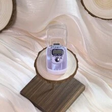 1pc Digital Ring Counter, Convenient Digital Display Ring Counter, Suitable For Stress Relief, Prayer, Exercise, Yoga Counting, LED Finger Ring Counter - Multicolor - View 5