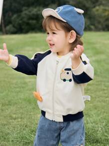 Balabala Baby Raglan-Sleeve Jacket, Stylish Spring Outerwear For Boys And Girls