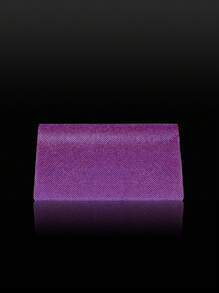 Luxe glanzende glitter clutch, feest- en dansbankettas, effenkleurige polygonale klep clutch, bijpassende set van vier glanzende strass-oorbellen, armband en ketting, geschikt voor feestdagen, bijeenkomsten, banketten, dansen, bruiloften, het beste cadeau voor meisjes op Valentijnsdag.