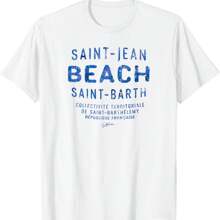 Saint Barth, Saint-Jean Beach T-Shirt.Jpg - 白色 - 查看 1