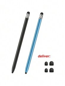 Rubber Tip Stylus Pen For Touchscreen, Compatible With Apple, Capacitive Stylus Pen Compatible With IPad And Tablets - Multicolor - View 10