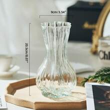 1 pièce Vase en verre pour fleurs, vase de décoration florale pour le salon, vases en verre modernes, décoration de la maison, vases à fleurs, décoration de centre de table