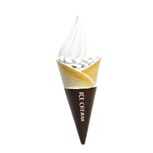 1pc Ice Cream Fridge Magnet, Realistic Food Magnetic Sticker, 3D Dessert Refrigerator Decor, Cute Home Decoration, Stationery, Kitchen Accessories, Blackboard Magnets, Office Magnetic Decoration