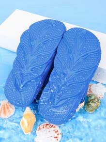 Fashionable Versatile Kids Fluorescent Dinosaur Accessory Clogs, Lightweight Suitable For Outdoor Wear - Royal Blue - View 9