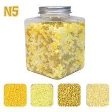 Pana-beads 节日装饰 5MM 熔珠、铁珠、400 件/3000 件/5000 件/罐、儿童艺术拼图珠子 Perler 珠子 DIY 手工礼品玩具、熔珠手工像素艺术 DIY 拼图 3D 拼图 DIY 熨烫珠子手工艺品制作