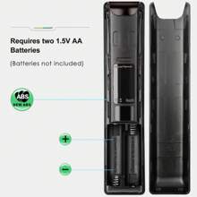 1 pieza Control remoto de repuesto compatible con TV inteligentes Samsung - Compatible con modelos Samsung QLED, LED, UHD incluyendo Series 6, 7, 8, Q60T, Q70T, Q80T y talla grande - Acceso rápido a Prime Video - Sin necesidad de configuración - Negro - Ver 7