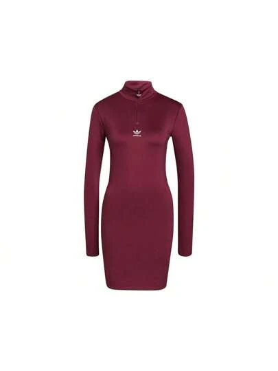 knee length dresses for ladies adidas Adicolor Classics 3-Stripes Maxi Dress