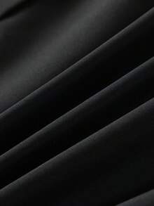 Men's Winter Jacket, Warm Fleece Hooded, Fashionable Casual Outerwear - Black - View 7