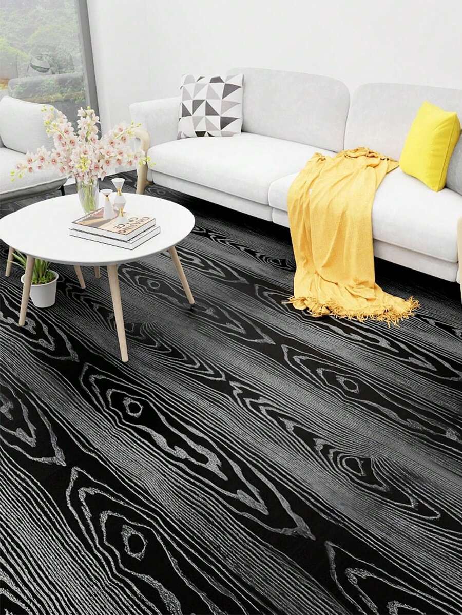 1 Miếng Dán Sàn Nhựa PVC, Họa Tiết Vân Gỗ Bóc Dính Lát Sàn Cho Gia Đình