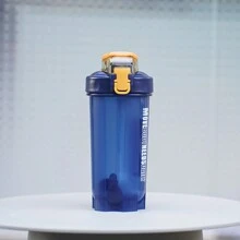 1pc 550ML Shaker Bottle Classic Loop Hook & Leak Proof,Scale ,A Small Stainless Whisk Blender,Dishwasher Safe Sports Fitness Protein Powder Mixing Cup Camping Cup Water Bottle Coffee Cup Large Sports Shake Cup, With Stirring Ball, For Protein Powder Shake Drink Mixing, Sports Water Bottle, Suitable For Gym, School Playground Work And Others - Multicolor - View 9