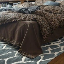 Vclife Vintage Floral Comforter Set Four Sizes, All Seasons Muslin Cotton Bedding Set, 3 Pieces Farmhouse Shabby Chic Jacquard Floral Comforter Set Perfect For Women And Men - 化纖被子-豹紋 - 查看 5