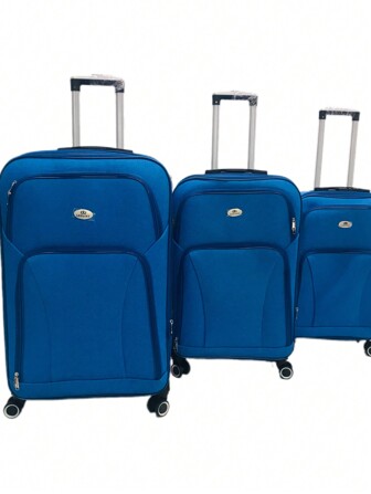 3-delige kofferset, grote capaciteit 20-inch, 24-inch, 28-inch Oxford stoffen doos, universele wielcanvas wachtwoorddoos, koffer, trolleykoffer