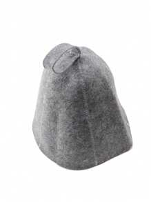 1Pc Felt Head Protection Bath Anti Heat Russian Style Shower Cap Sauna Hat For Men & Women - Perfect For Spa, Pool & Bath Accessories, Sauna Vaporarium Accessories - Lightweight, Moisture-Absorbing, Heat-Resistant Shower Caps For Sauna Room - Soft Felt Spa Hat For Hot Springs, Water-Absorbent & Heat-Generating, Minimalist Design, Gray, Ideal For Bath & Steam Use, Sauna Accessory|Couple's Hat|Quickdry Cap Home Bathroom Decor Fall Decor Back To School