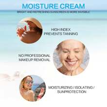 SKIN1004 Centella Sunscreen SPF 50, 50ML Madagascar Sunscreen Face Serum, Daily UV Defense Sunblock Summer Sunscreen For Face - White - View 3