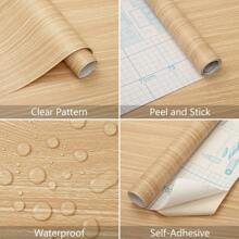 1 Roll Of Self-Adhesive Wood Grain Wallpaper Yellow Thickened PVC 15.7inX39.3/118.1/196.8in Detachable Sticker Waterproof Oil Resistant Easy To Clean Suitable For Living Room Bedroom Background Wall Bathroom Kitchen Countertop Desktop DIY Furniture Renovation Home And Commercial Decoration Easy To Install Room Decor Home Decor Wall Decor Bathroom Decor Bedroom Decor Room Decoration Stuff Living Room Decor House Decor Home Decor Living Room Wall Paper Stickers Wall Stickers Wall Sticker