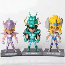 Figuras de Acción, coleccionable Set de 5 Piezas Caballeros del Zodiaco - Multicolor - Ver 5