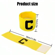 6 piezas Banda de capitán de equos deportivos, brazalete elástico ajustable unisex para capitán de fútbol/fútbol, para entrenamiento de equipo y jugador de fútbol al aire libre