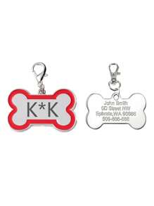 1 Ciondolo personalizzato per cani, ciondolo con nome personalizzato per gatti, cani, cuccioli e animali domestici, accessorio per collare, ciondolo a forma di osso con glitter, regalo perfetto per il tuo animale domestico, ornamentale, paillettes, stile semplice, carino, moda, colori unici, decorazione natalizia personalizzata, medagliette personalizzate con nome/ID per cani, idea regalo ideale per lui, lei, famiglia, amici, amanti degli animali domestici, per anniversari, compleanni, Natale, inaugurazione di una casa, autunno/inverno