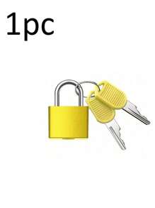 1/2/3/6个装彩色迷你挂锁，带钥匙，塑料外壳，锌合金小锁，适用于行李箱、背包、健身房储物柜、旅行包、教室储物柜，也适用于旅行收纳柜和度假行李。彩色塑料挂锁，适用于学生背包、日记本和存钱罐，是上学、健身、夏季旅行的必备品，也是送给家人、朋友和爱人的绝佳礼物。 - 彩色 - 查看 17