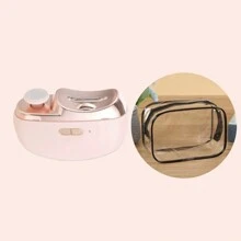 2 szt. Elektryczny obcinacz do paznokci, 2 w 1 elektryczny obcinacz do paznokci i polerka - ładowany przez USB, przenośny z wbudowanym schowkiem na resztki paznokci, bezpieczny i łatwy w użyciu, wyposażony w przezroczystą torbę do przechowywania, idealny do domu, biura, podróży, dla seniorów